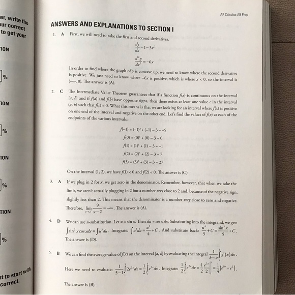 Final sale New The Princeton review AP Calculus AB Premium Prep book 2023 - Picture 3 of 4